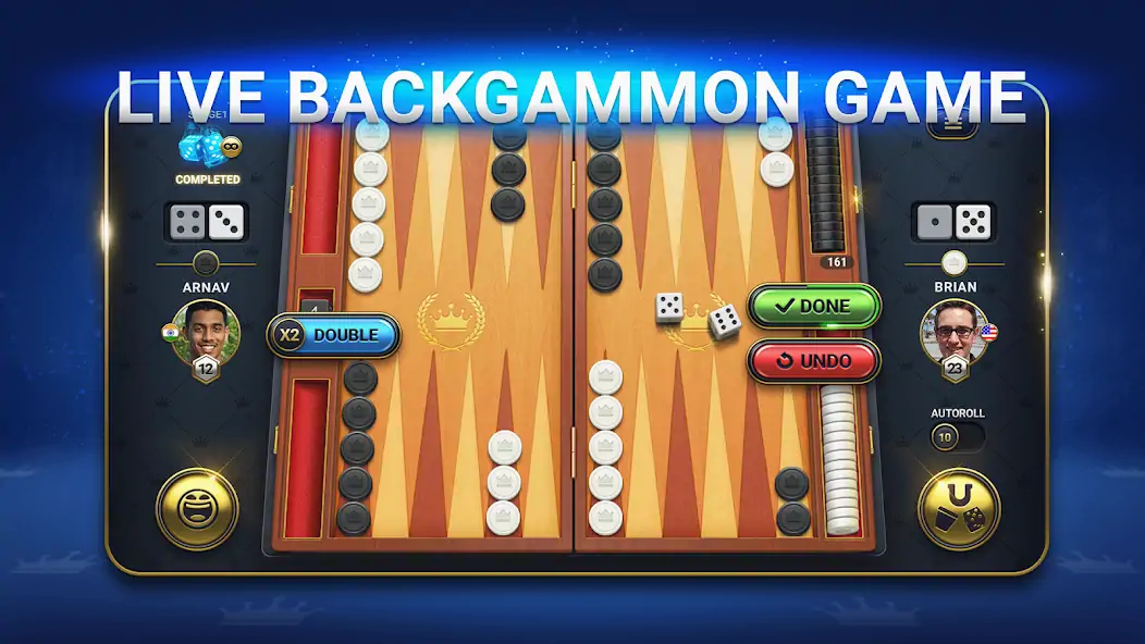 Download Backgammon Live - Online Games MOD [Unlimited money/coins] + MOD [Menu] APK for Android