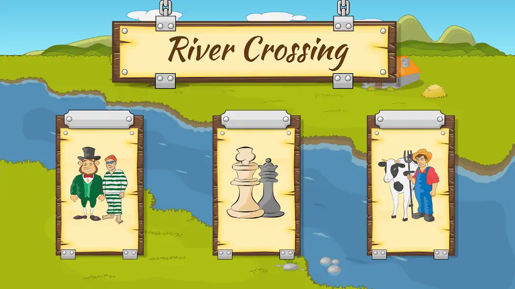 Download River Crossing - Logic Puzzles MOD [Unlimited money/gems] + MOD [Menu] APK for Android
