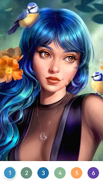 Download Girls Paint by Number Coloring MOD [Unlimited money/gems] + MOD [Menu] APK for Android