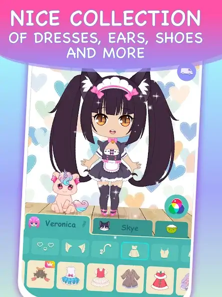 Download Chibi Dress Up Games for Girls MOD [Unlimited money] + MOD [Menu] APK for Android