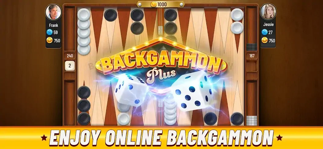 Download Backgammon Plus - Board Game MOD [Unlimited money/gems] + MOD [Menu] APK for Android