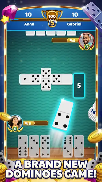 Download Dominoes Battle: Domino Online MOD [Unlimited money] + MOD [Menu] APK for Android