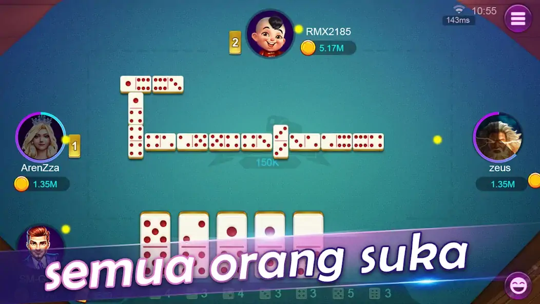 Download Domino King-Player Island MOD [Unlimited money/gems] + MOD [Menu] APK for Android