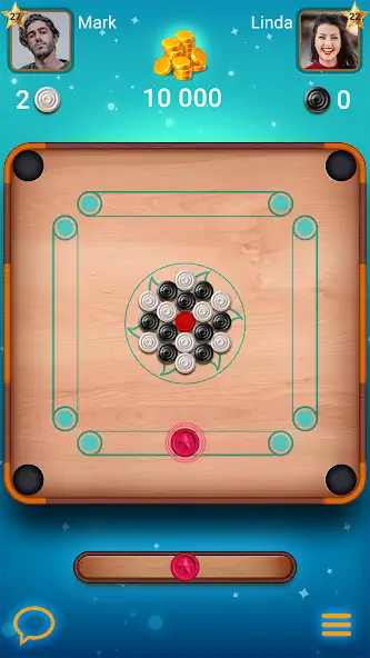 Download Carrom Lure - Disc pool game MOD [Unlimited money/gems] + MOD [Menu] APK for Android