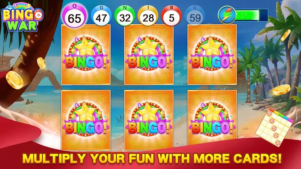 Download Bingo War -Bingo Games At Home MOD [Unlimited money] + MOD [Menu] APK for Android