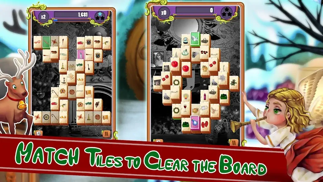 Download Christmas Mahjong: Holiday Fun MOD [Unlimited money/coins] + MOD [Menu] APK for Android