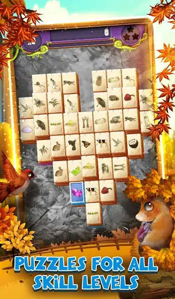 Download Mahjong: Autumn Leaves MOD [Unlimited money/gems] + MOD [Menu] APK for Android