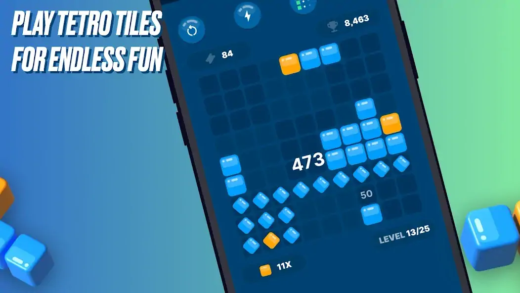 Download Tetro Tiles - Puzzle Blocks MOD [Unlimited money/gems] + MOD [Menu] APK for Android