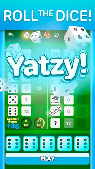 Download Yatzy: Dice Game Online MOD [Unlimited money/gems] + MOD [Menu] APK for Android