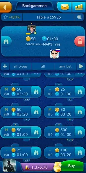 Download Backgammon LiveGames online MOD [Unlimited money/coins] + MOD [Menu] APK for Android