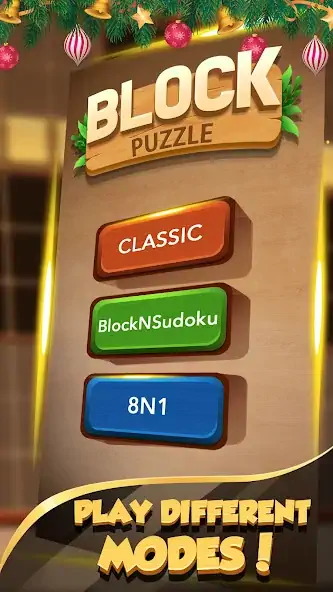 Download Wood Block Puzzle - Wood crush MOD [Unlimited money/gems] + MOD [Menu] APK for Android