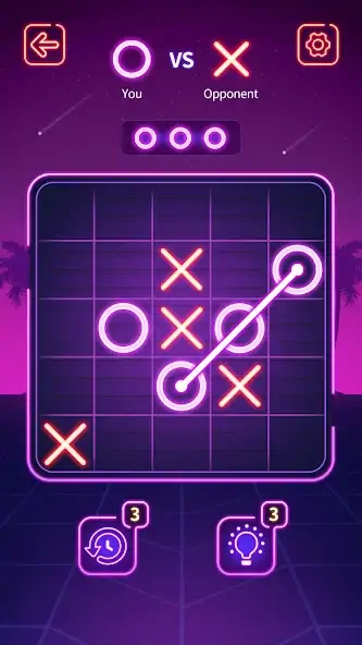 Download Tic Tac Toe - Offline XOXO MOD [Unlimited money/gems] + MOD [Menu] APK for Android