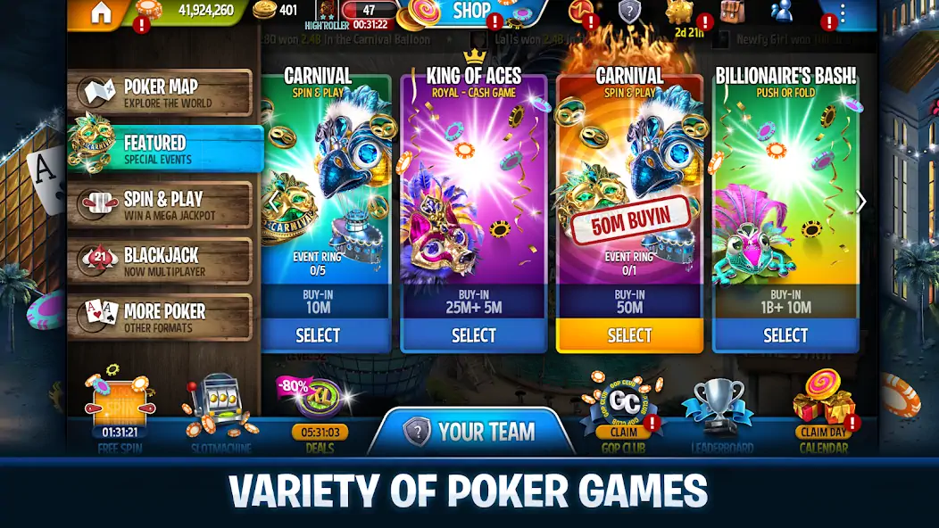 Download Governor of Poker 3 - Texas MOD [Unlimited money/gems] + MOD [Menu] APK for Android