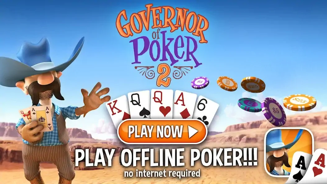 Download Governor of Poker 2 - Offline MOD [Unlimited money] + MOD [Menu] APK for Android