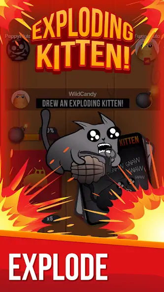 Download Exploding Kittens Unleashed MOD [Unlimited money/coins] + MOD [Menu] APK for Android