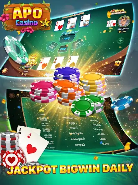 Download Apo Casino - Tongits 777 Slots MOD [Unlimited money/coins] + MOD [Menu] APK for Android