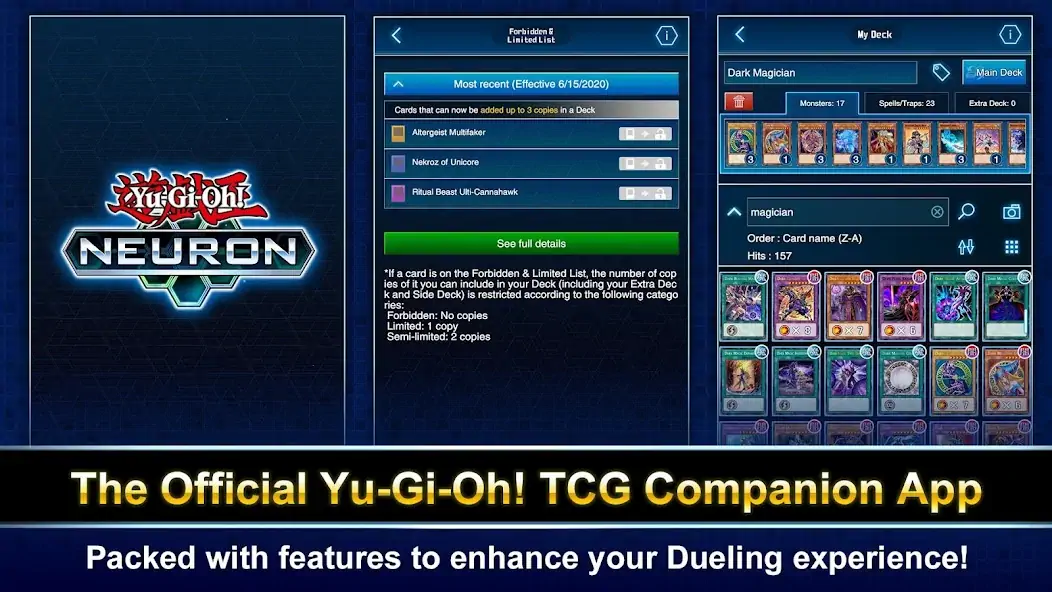 Download Yu-Gi-Oh! Neuron MOD [Unlimited money/gems] + MOD [Menu] APK for Android