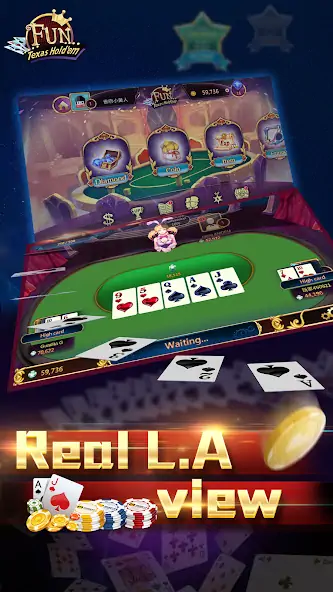 Download Fun Texas Holdem: Poker Clash MOD [Unlimited money] + MOD [Menu] APK for Android