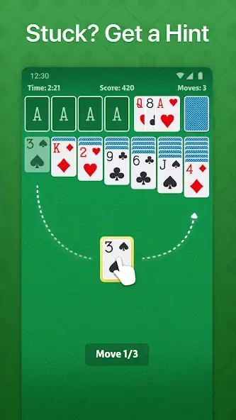 Download Solitaire – Classic Card Game MOD [Unlimited money] + MOD [Menu] APK for Android