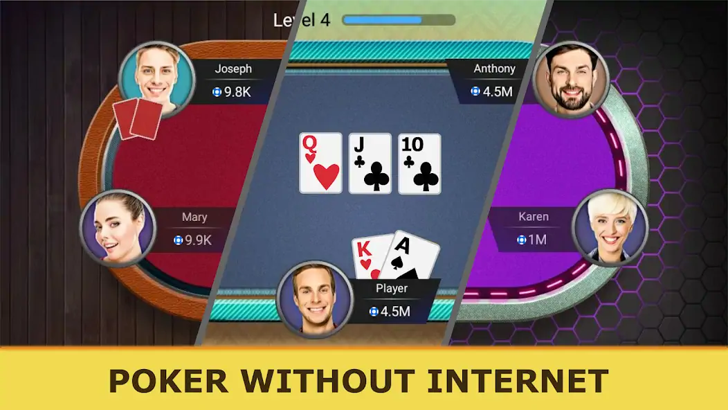 Download Poker Offline: Texas Holdem MOD [Unlimited money/coins] + MOD [Menu] APK for Android