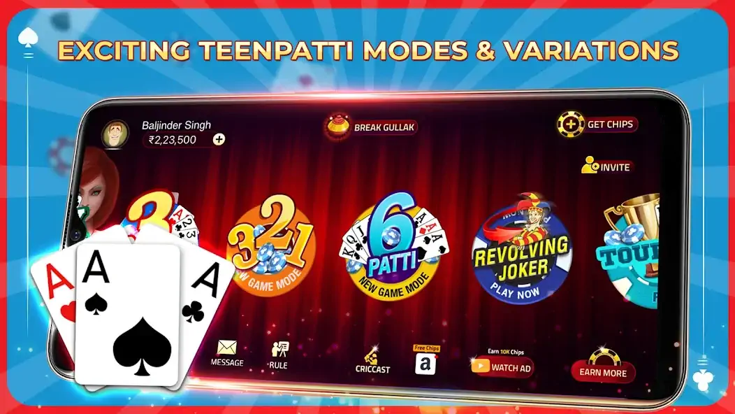 Download Teen Patti Octro: Live 3patti MOD [Unlimited money] + MOD [Menu] APK for Android