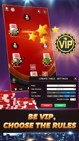 Download Svara - 3 Card Poker Card Game MOD [Unlimited money/gems] + MOD [Menu] APK for Android