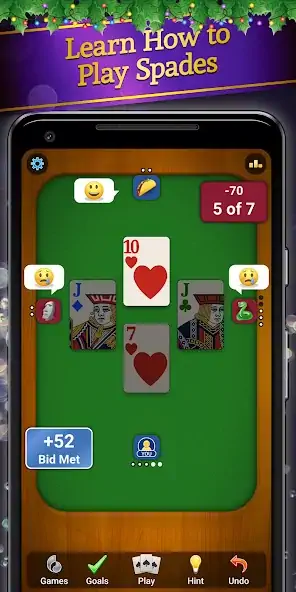 Download Spades: Classic Card Games MOD [Unlimited money/gems] + MOD [Menu] APK for Android