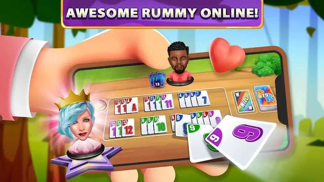 Download Rummy Rush - Classic Card Game MOD [Unlimited money/gems] + MOD [Menu] APK for Android