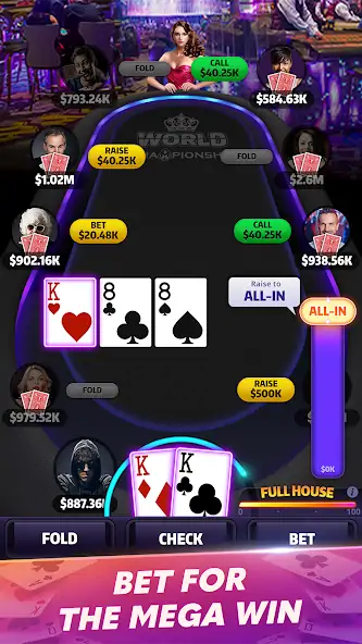 Download Mega Hit Poker: Texas Holdem MOD [Unlimited money/coins] + MOD [Menu] APK for Android