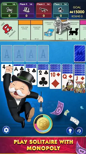 Download MONOPOLY Solitaire: Card Games MOD [Unlimited money/gems] + MOD [Menu] APK for Android