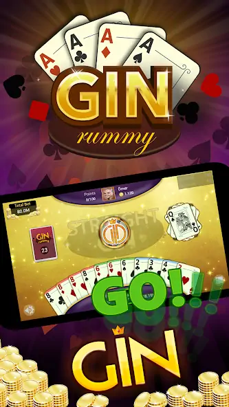 Download Gin Rummy - Offline Card Games MOD [Unlimited money] + MOD [Menu] APK for Android