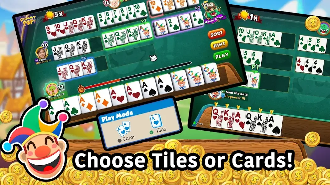 Download Rummy Pop! Lami Mahjong MOD [Unlimited money/coins] + MOD [Menu] APK for Android