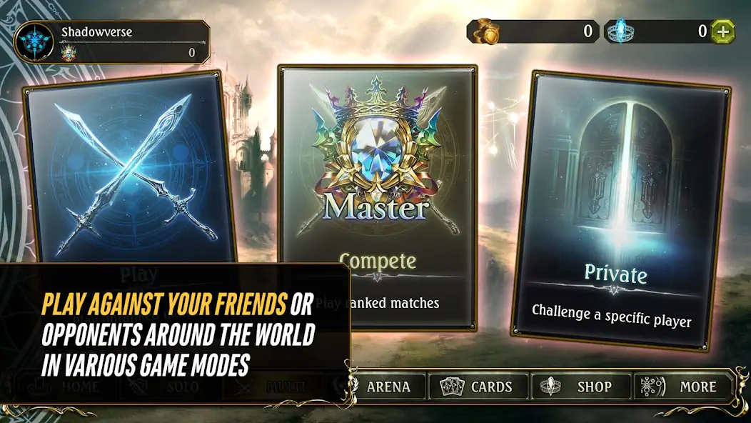 Download Shadowverse CCG MOD [Unlimited money/gems] + MOD [Menu] APK for Android