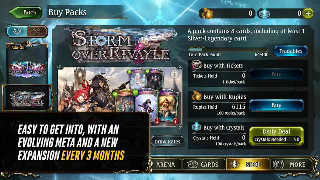 Download Shadowverse CCG MOD [Unlimited money/gems] + MOD [Menu] APK for Android