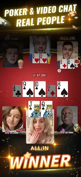 Download PokerGaga: Texas Holdem Live MOD [Unlimited money/gems] + MOD [Menu] APK for Android