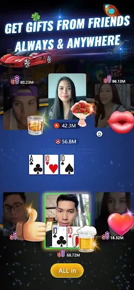 Download PokerGaga: Texas Holdem Live MOD [Unlimited money/gems] + MOD [Menu] APK for Android