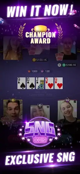 Download PokerGaga: Texas Holdem Live MOD [Unlimited money/gems] + MOD [Menu] APK for Android