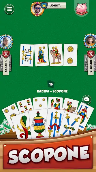 Download Scopa - Italian Card Game MOD [Unlimited money/gems] + MOD [Menu] APK for Android