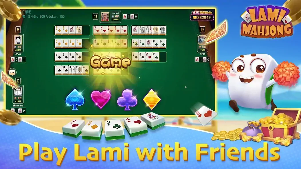 Download Lami Mahjong MOD [Unlimited money/coins] + MOD [Menu] APK for Android