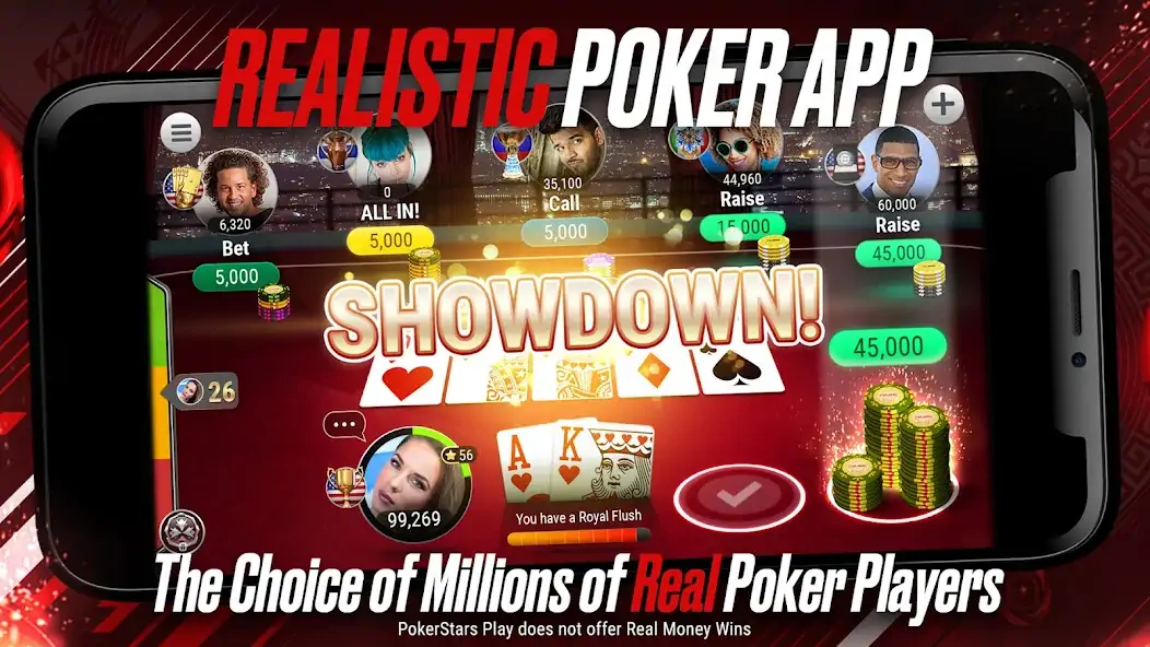 Download PokerStars Play: Texas Hold'em MOD [Unlimited money/coins] + MOD [Menu] APK for Android