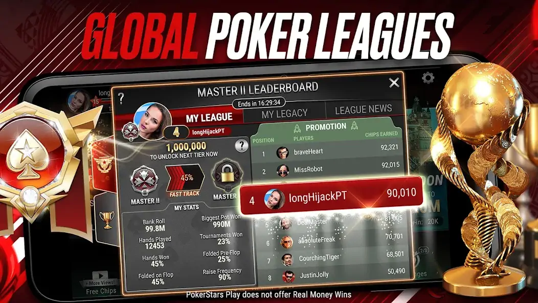 Download PokerStars Play: Texas Hold'em MOD [Unlimited money/coins] + MOD [Menu] APK for Android