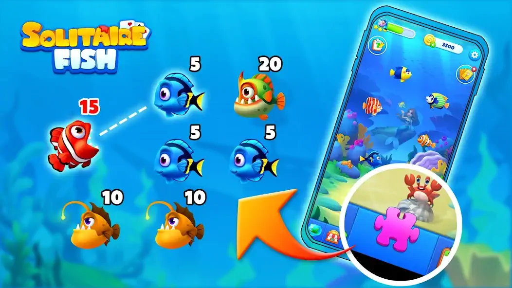 Download Solitaire Fish MOD [Unlimited money/coins] + MOD [Menu] APK for Android