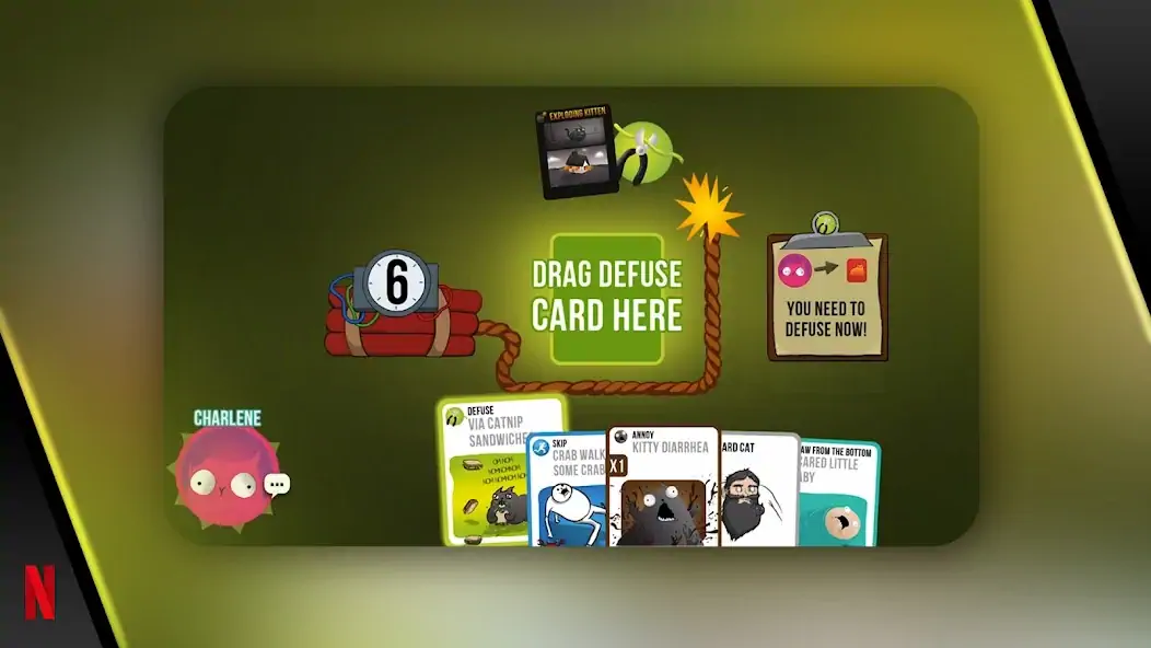 Download Exploding Kittens - The Game MOD [Unlimited money/gems] + MOD [Menu] APK for Android