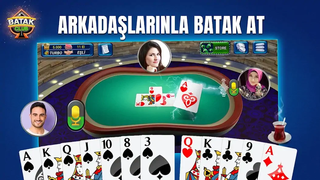 Download Batak Club: Batak Online Oyunu MOD [Unlimited money/coins] + MOD [Menu] APK for Android