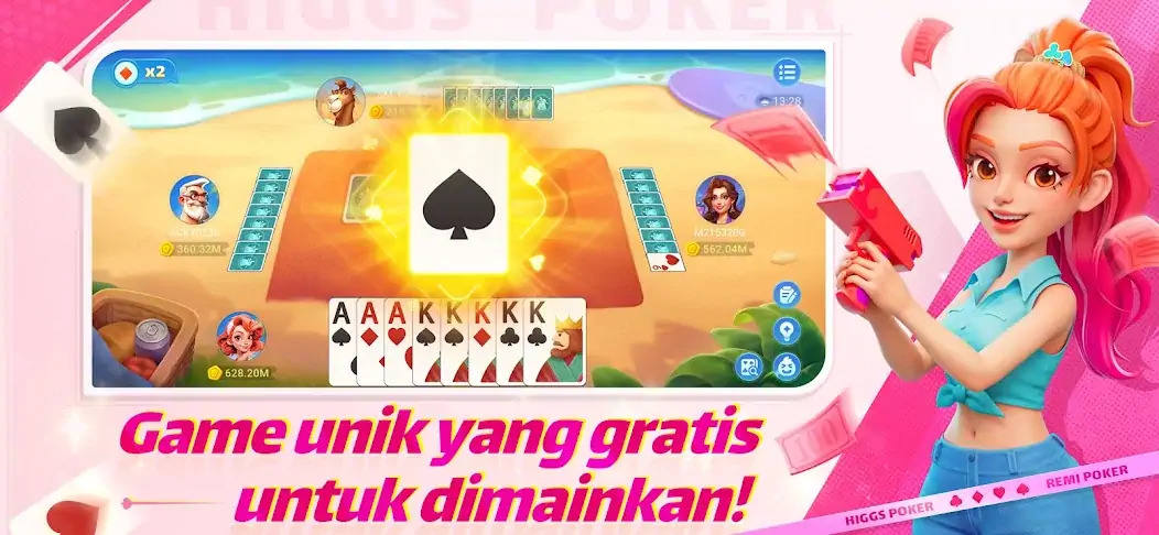 Download Higgs Poker MOD [Unlimited money/gems] + MOD [Menu] APK for Android