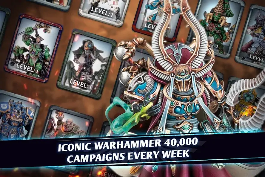 Download Warhammer Combat Cards - 40K MOD [Unlimited money/coins] + MOD [Menu] APK for Android