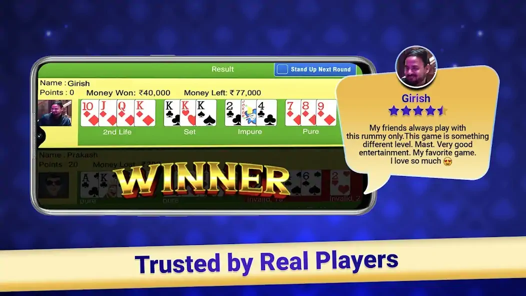 Download Indian Rummy Teen Patti Rummy MOD [Unlimited money] + MOD [Menu] APK for Android