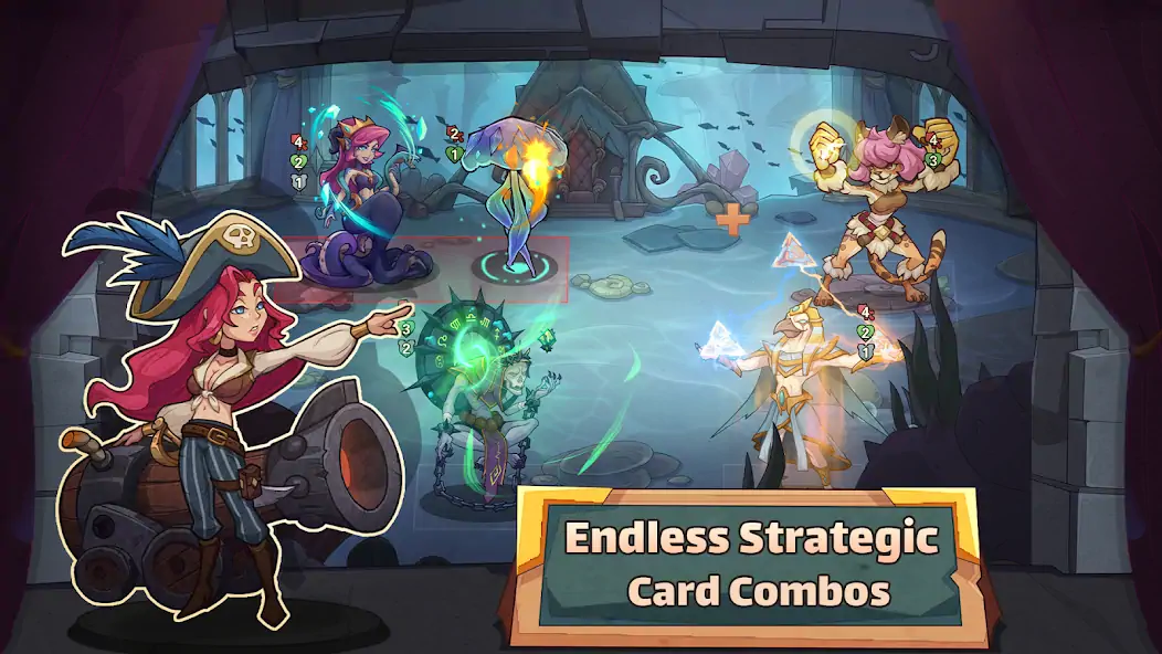 Download Card Brawl: Dungeon Slayer MOD [Unlimited money/gems] + MOD [Menu] APK for Android