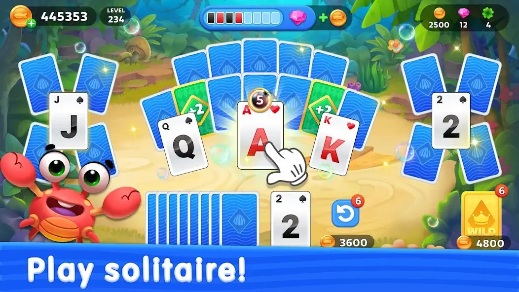 Download Solitaire TriPeaks: Aquarium MOD [Unlimited money/gems] + MOD [Menu] APK for Android