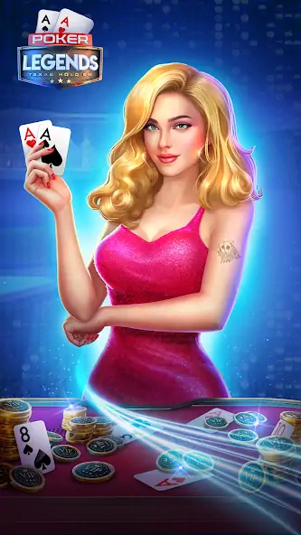 Download Poker Legends - Texas Hold'em MOD [Unlimited money/gems] + MOD [Menu] APK for Android